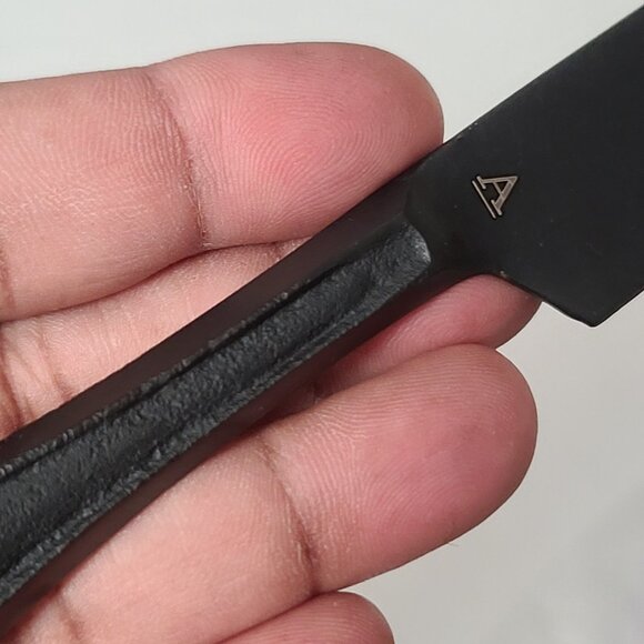 Anthropologie Franklina 5 Piece Flatware Set Matte Black 57530636 NEW - Picture 5 of 8